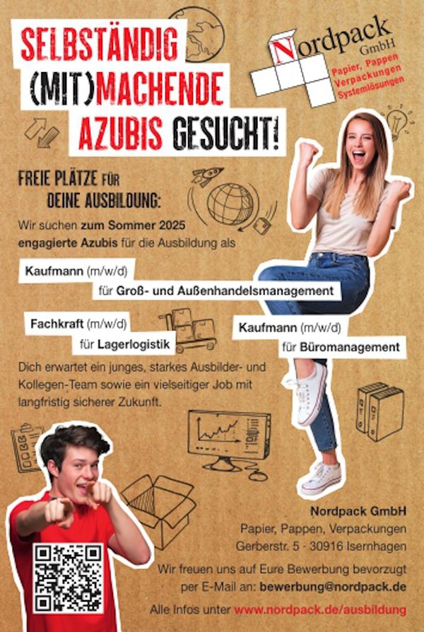 Nordpack GmbH sucht Azubis Sommer 2025