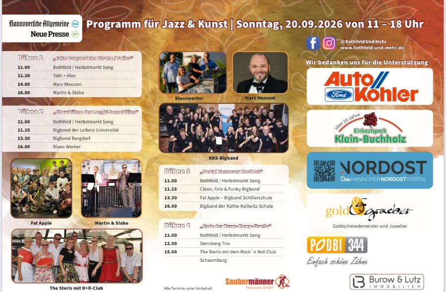 Programm 1 Herbstmarkt Bothfeld 2026
